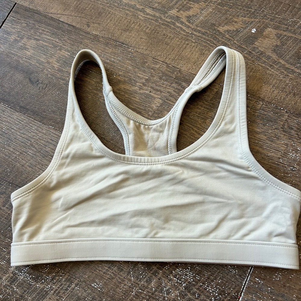 Kaos‎ PT Sports Bra Size Medium Desert Tan Wireless Racerback Military Issued